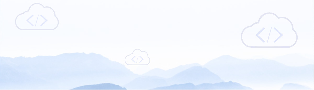 Cloud and Code Background Image